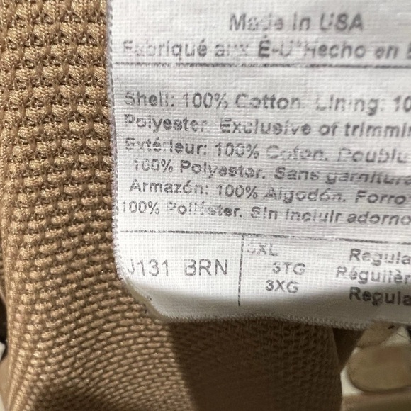 Carhartt Mens 3XL Hooded Duck Jacket Coat J131 Regular Fit Brown - Picture 7 of 7